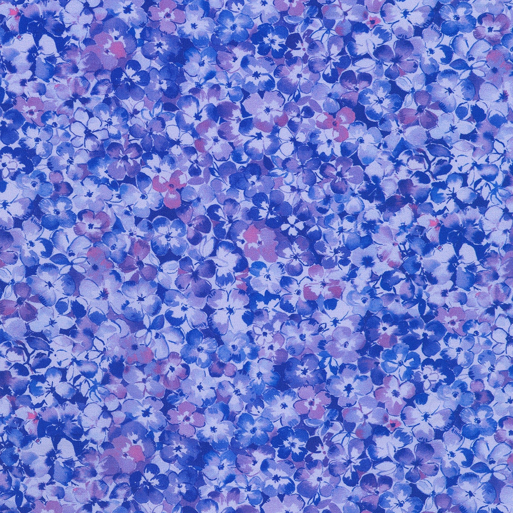 Packed Hydrangea Petals - Iris
