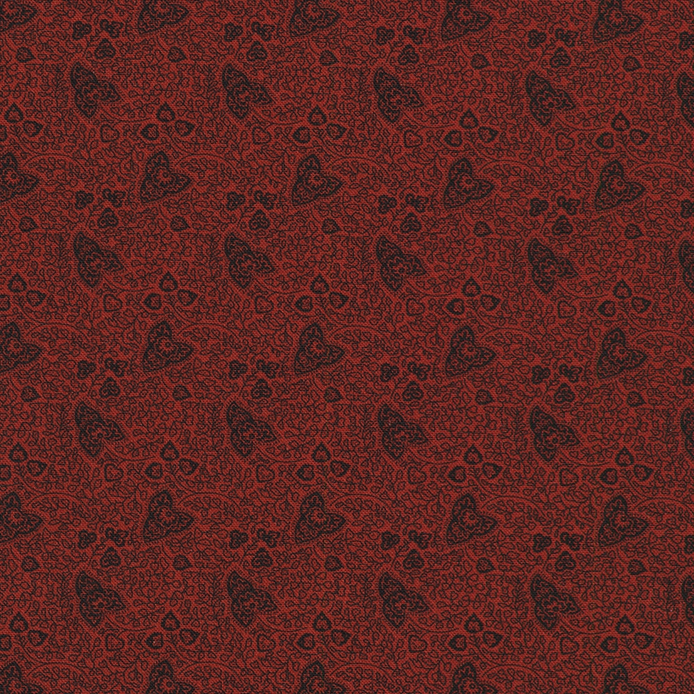 Packed Little Leaves - Red