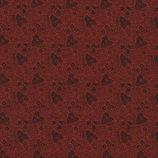 Packed Little Leaves - Red