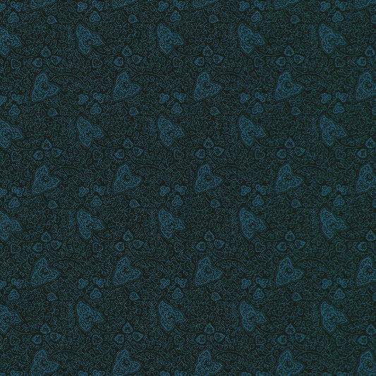 Packed Little Leaves - Midnight