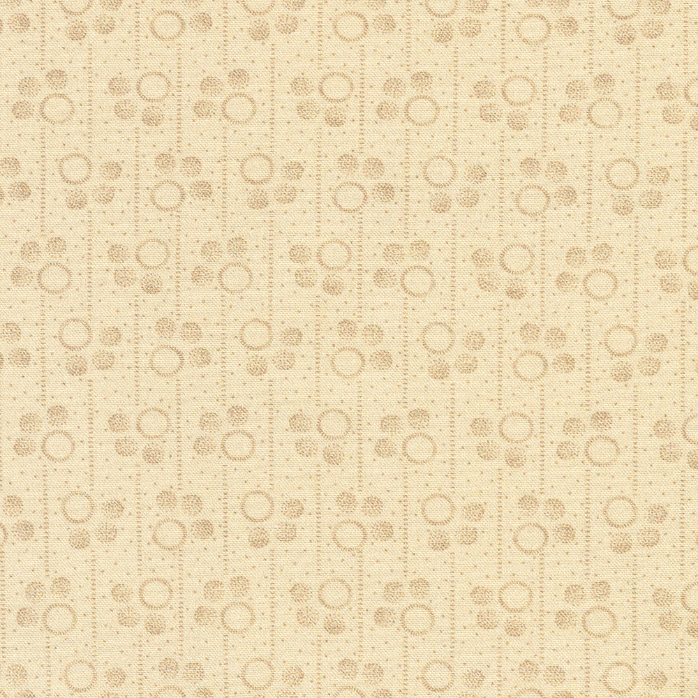 Circles Dotted Lines - Beige