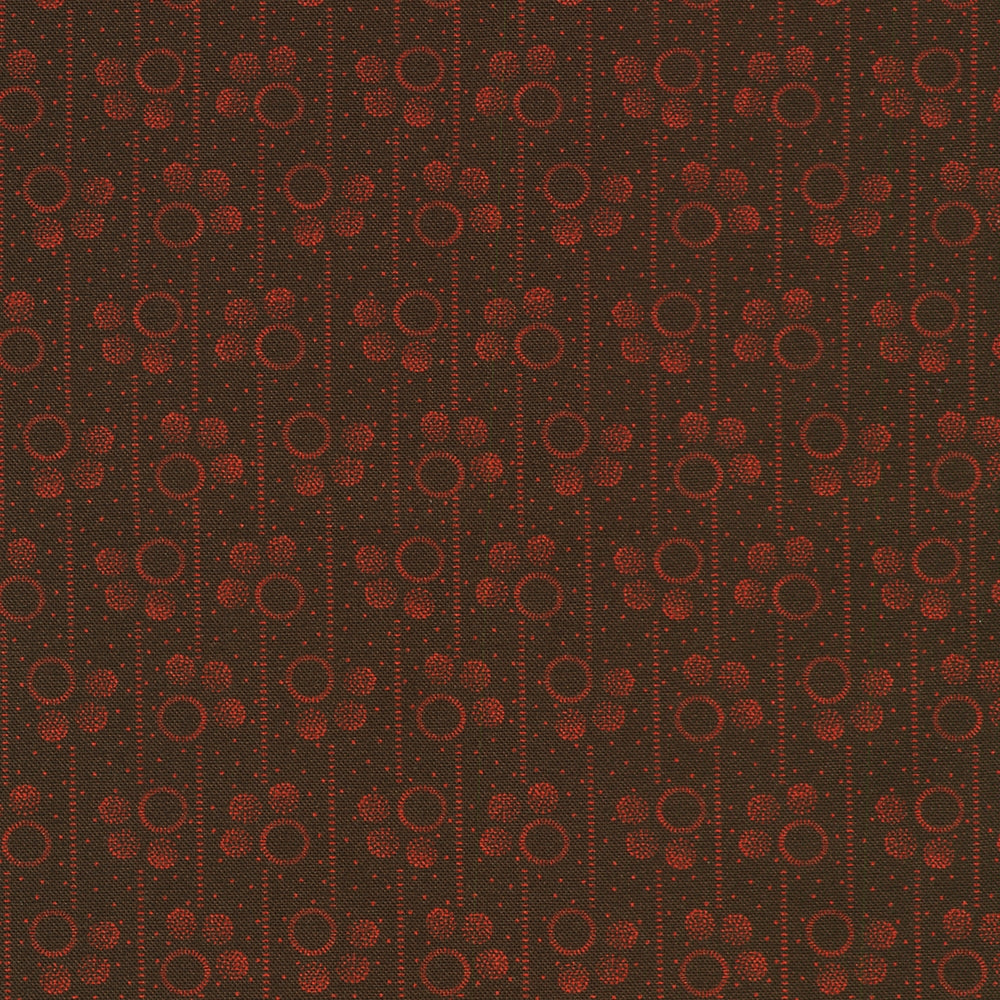 Circles Dotted Lines - Brown