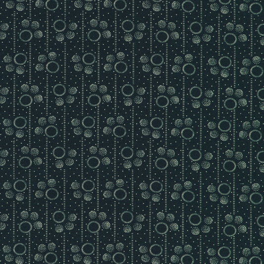 Circles Dotted Lines - Navy
