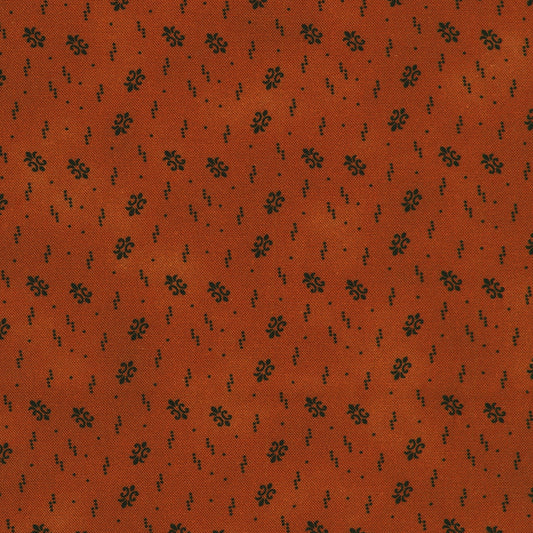 Dots Small Scale Motif - Rust