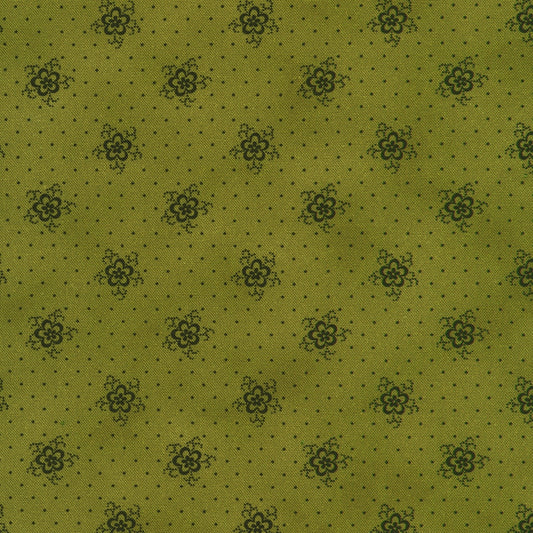 Flowers Pin Dots - Green