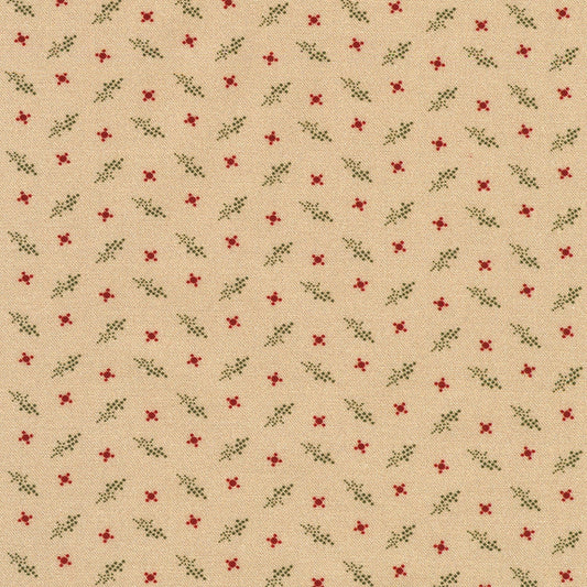 Diagonal Dot Clusters Dot Crosses - Beige