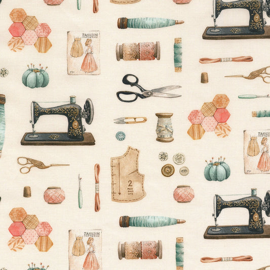 Sewing Machine Notions - Cream