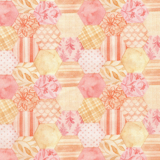 Quilted Hexagons - Multi