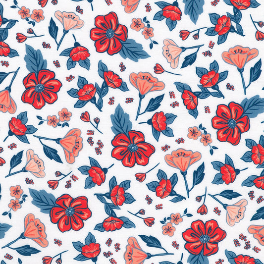 Tossed Flowers - Americana