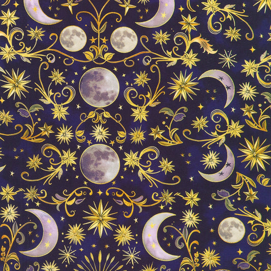 Celestial Damask - Midnightpurple