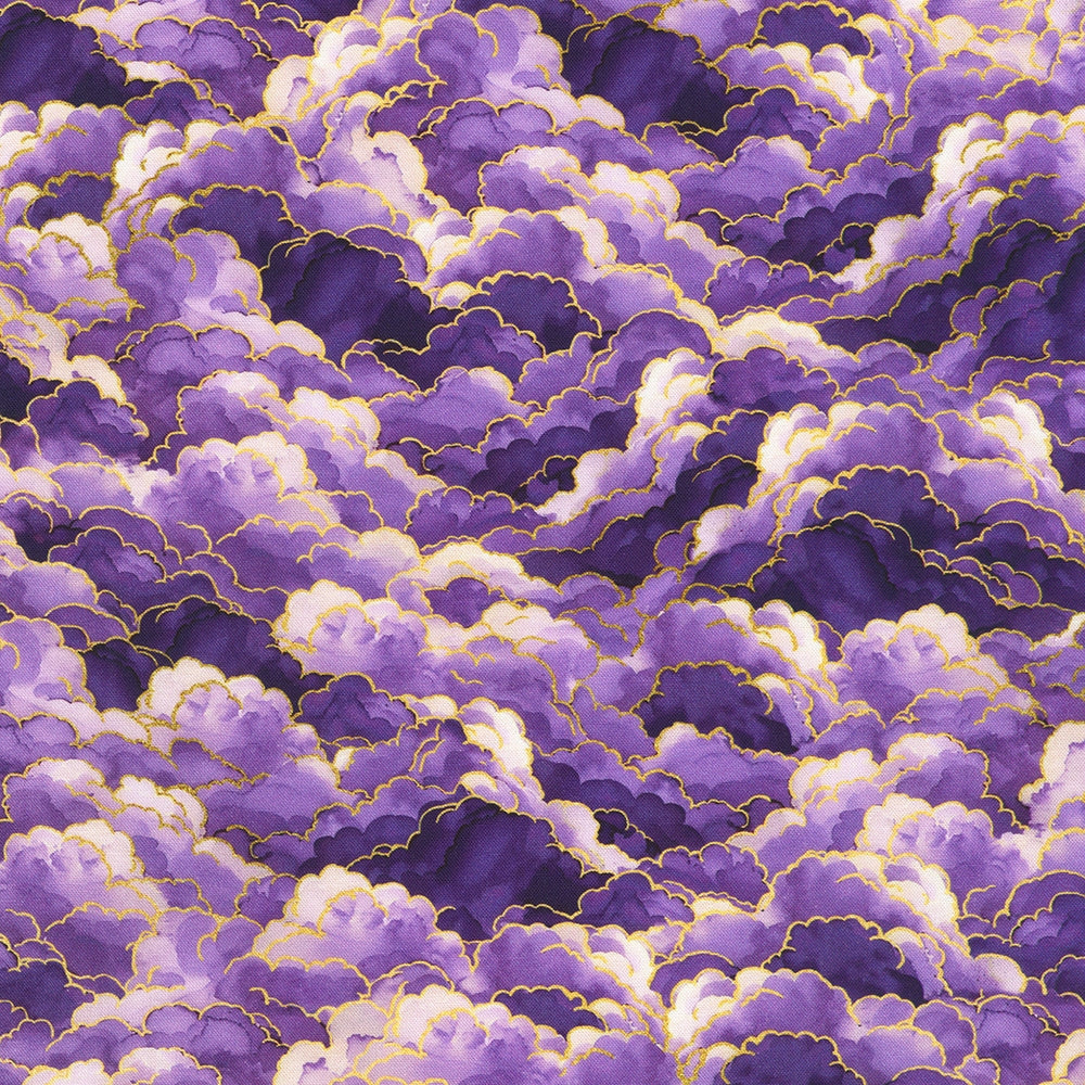 Packed Clouds - Amethyst