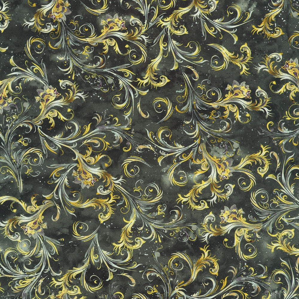 Swirls - Charcoal