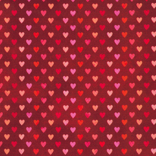 Heart Stripe - Pomegranate