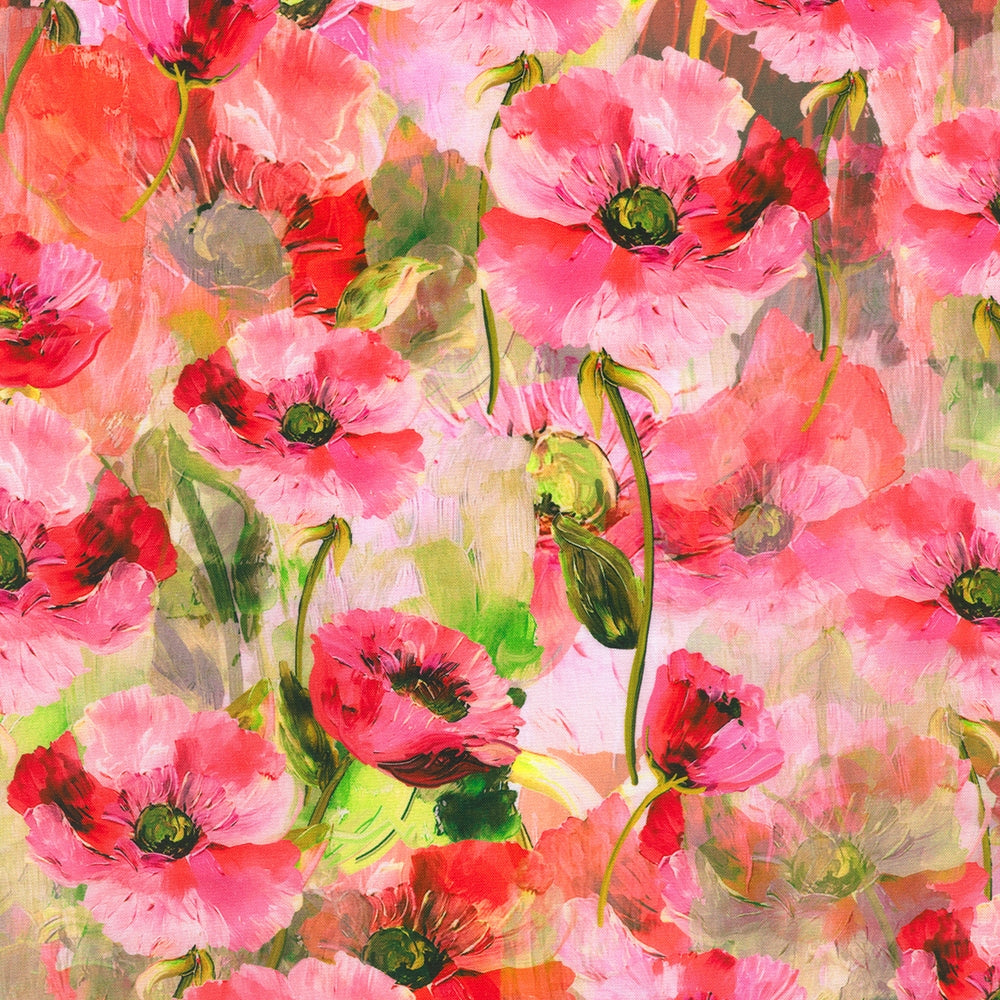 Packed Large Flowers - Peony
