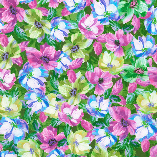 Packed Medium Flowers - Wisteria