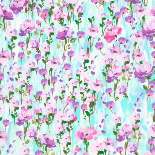 Small Stemmed Florals - Lavender