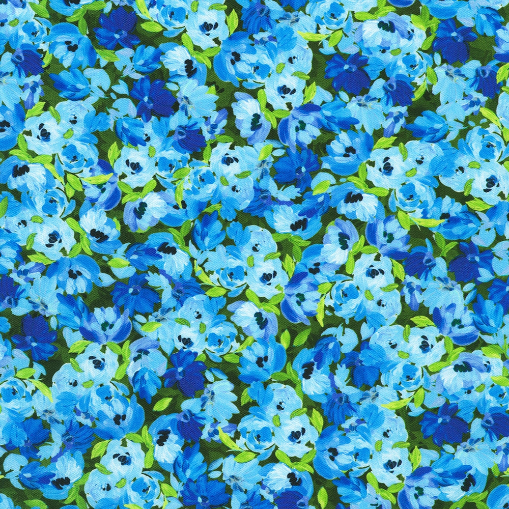 Packed Flowers - Larkspur