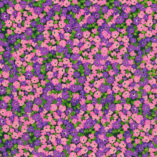 Small Packed Florals - Pansy