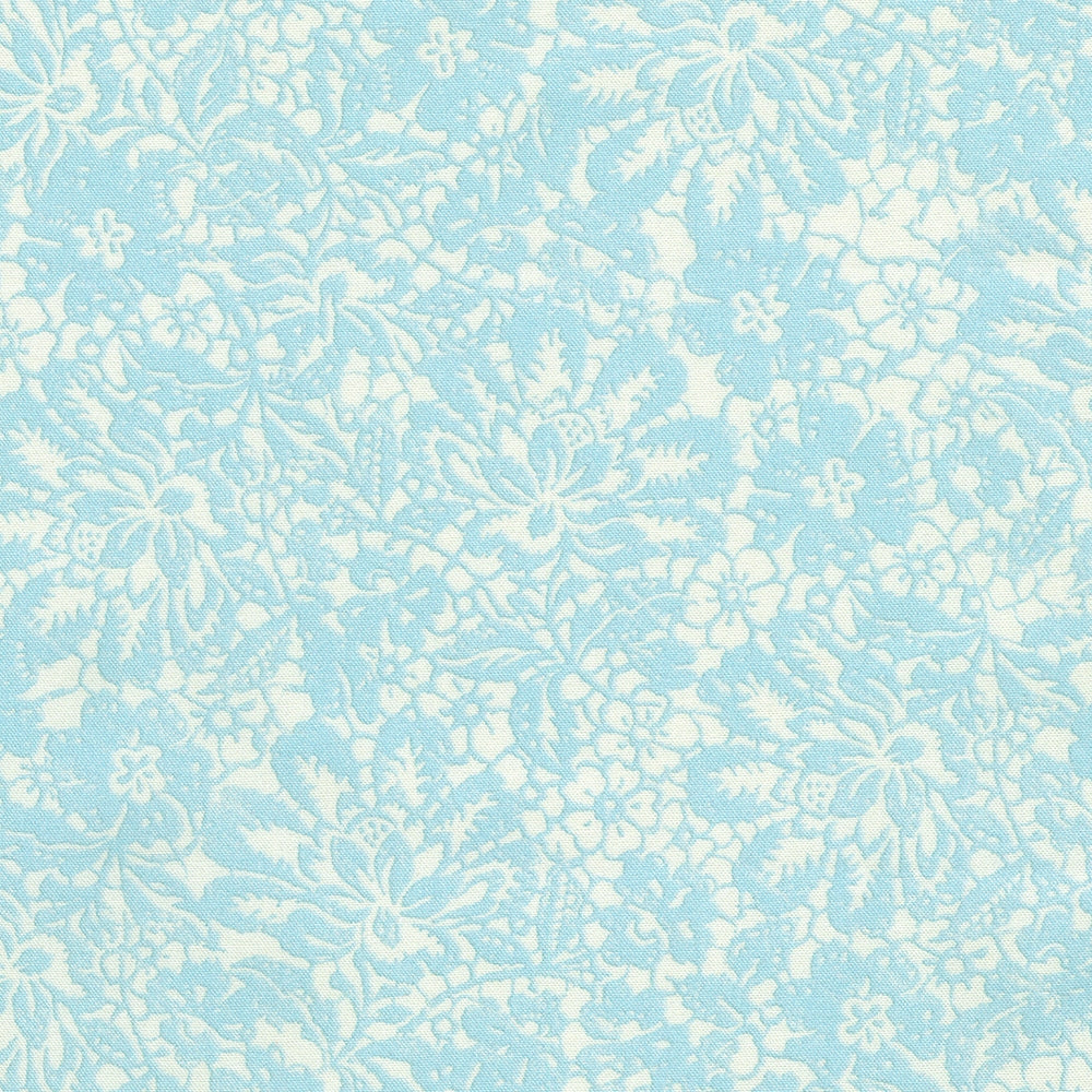 Packed Line Drawn Flowers - Cloud