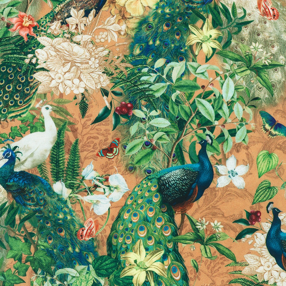 Peacocks Butterflies - Taupe