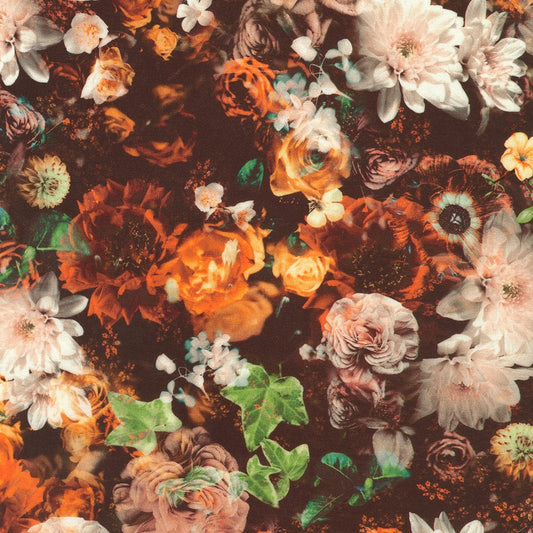 Mixed Florals - Redwood