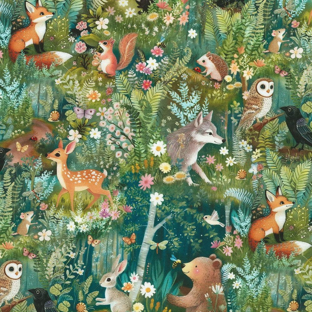 Forest Animals - Evergreen