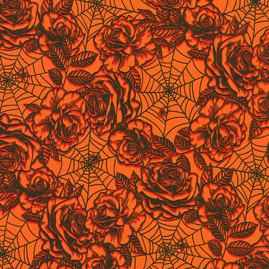 Florals Webs - Pumpkin