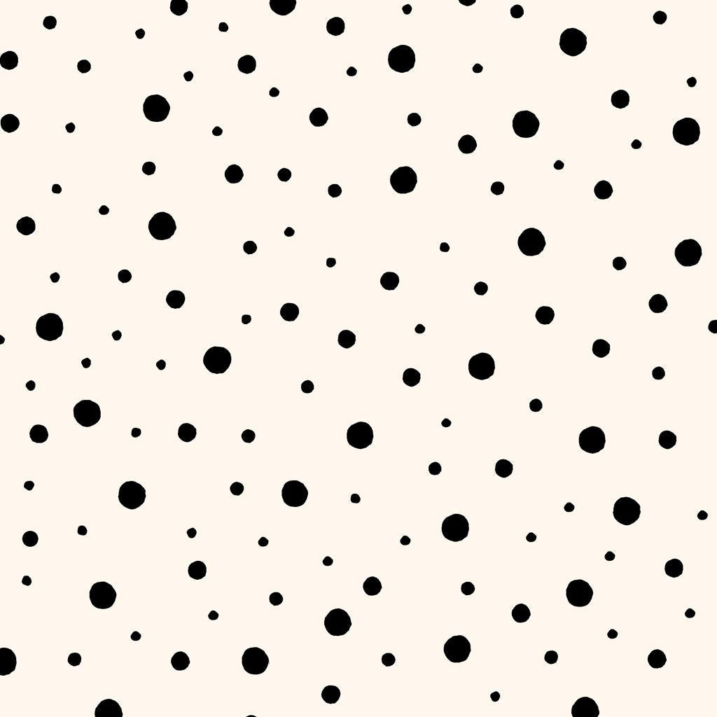Polka Dot - Porcelain/Ebony