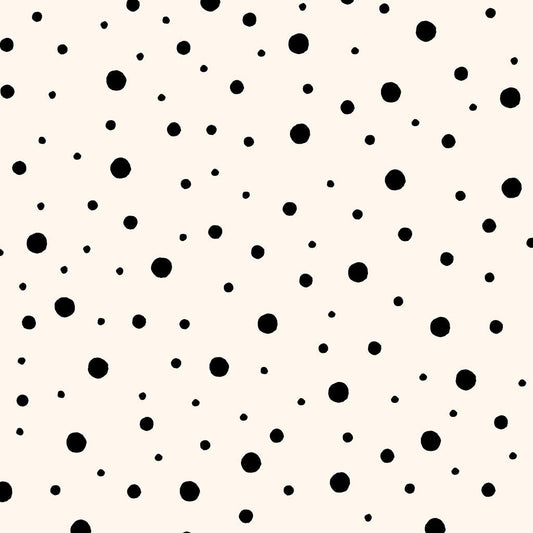 Polka Dot - Porcelain/Ebony