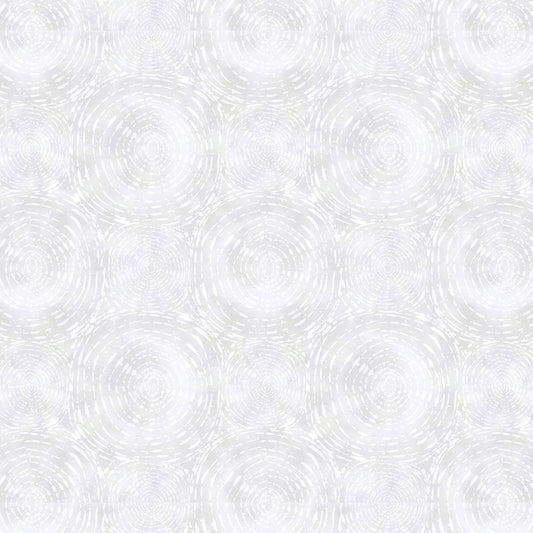 Circular Grunge Texture - White