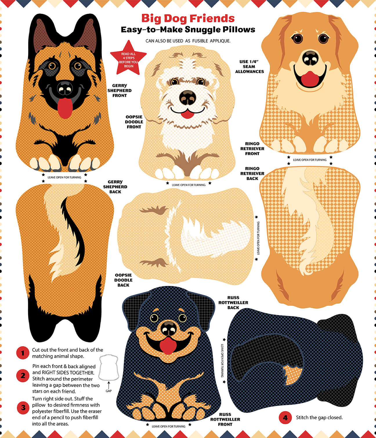 Snuggle Pillows by Blank Quilting