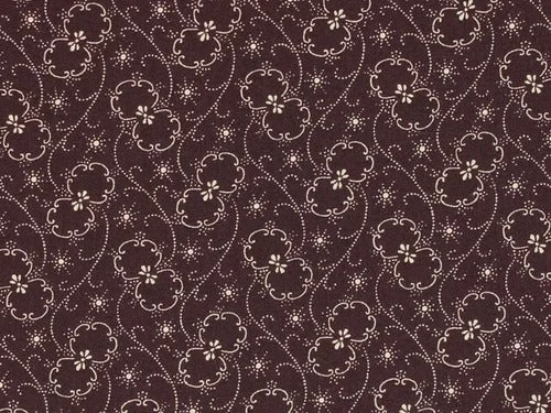Classic Florals - Brown Ivory