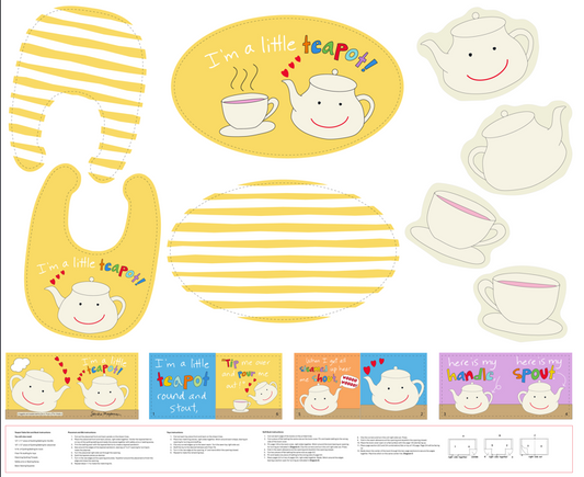 Placemat, Bib, Book Panel