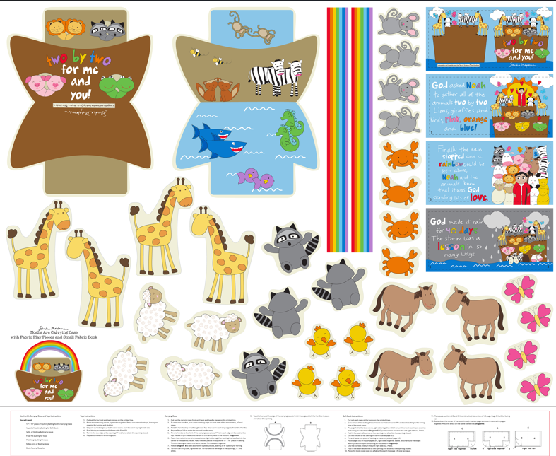 Two by Two Ark and Book Panel