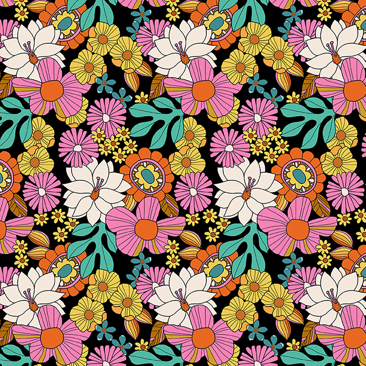 Flower Power - Black