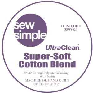 Sew Simple Super-Soft 80/20 Cotton/Poly Blend