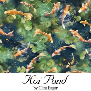Koi Pond by Clint Eagar